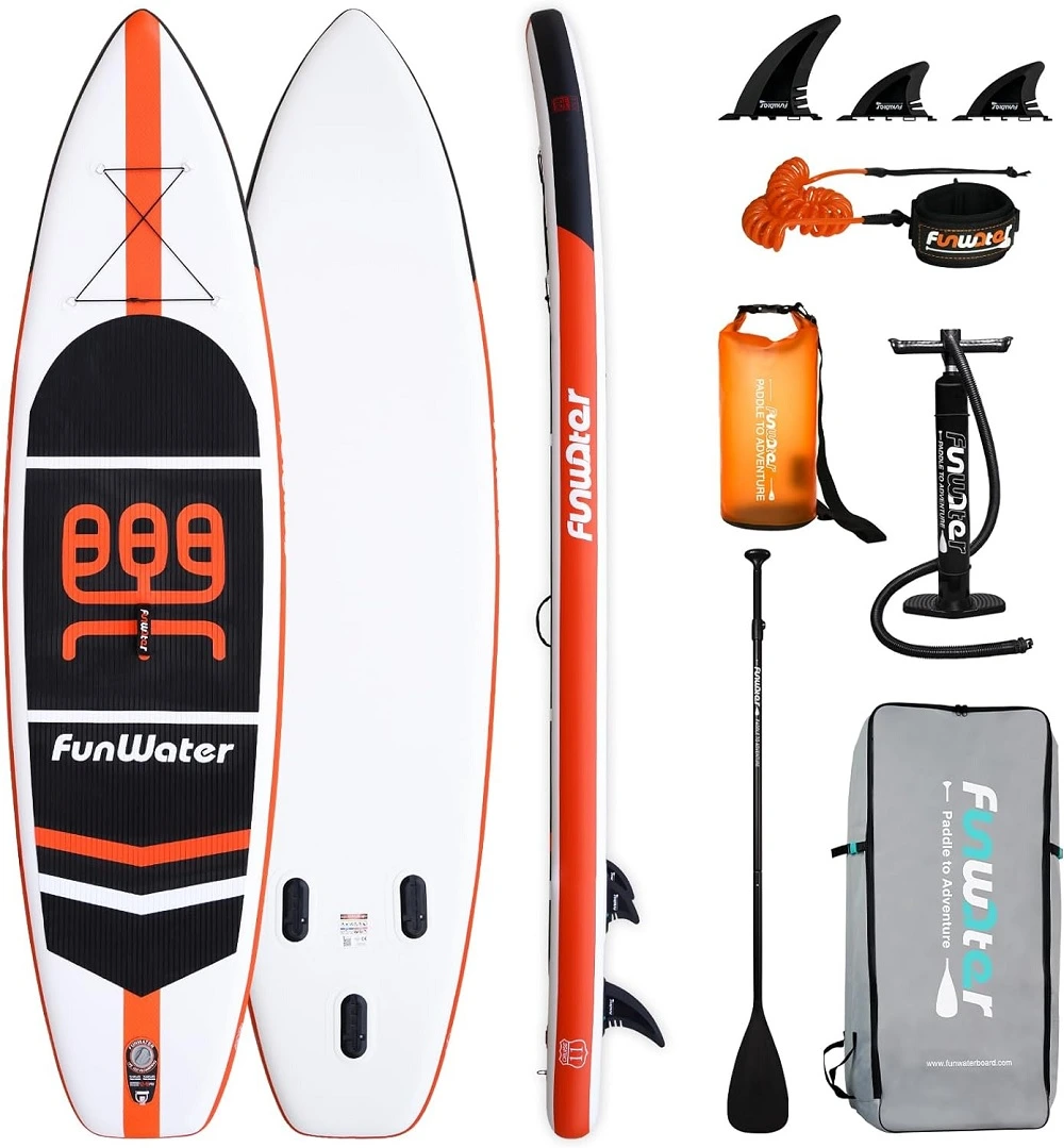 FunWater Stand Up Paddle Board Ultra-Light Inflatable Paddleboard with ISUP Accessories