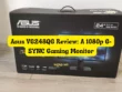 Asus VG248QG Review A 1080p G-SYNC Gaming Monitor