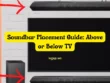 Soundbar Placement Guide Above or Below TV